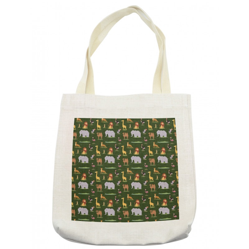 Childish Cartoon Savannah Tote Bag