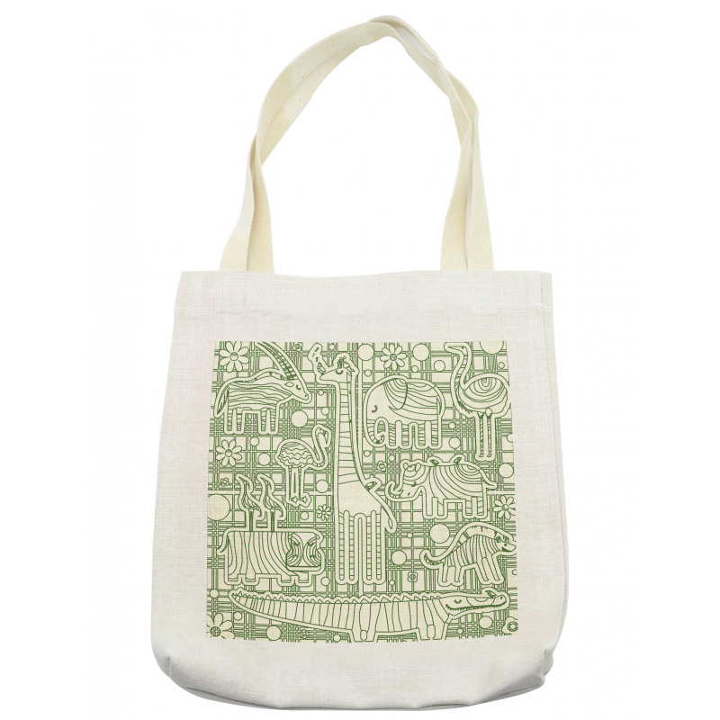 Various Animal Composition Tote Bag