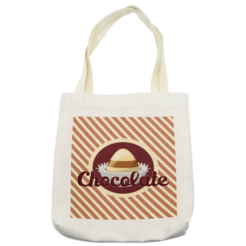 Chocolate Typography Tote Bag