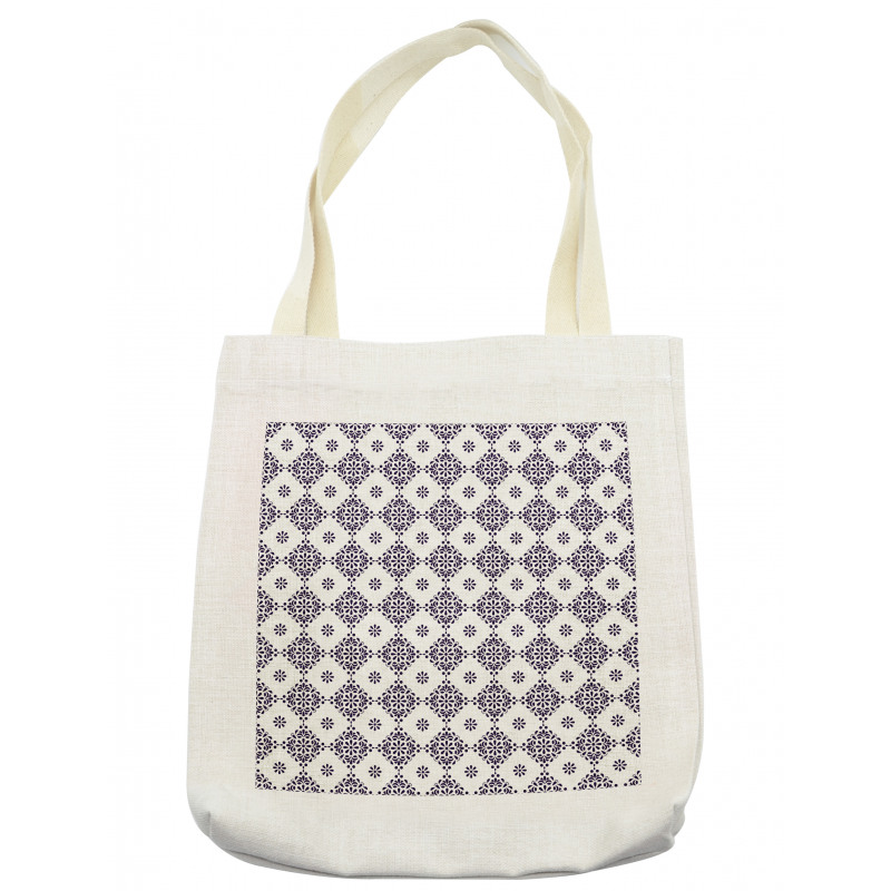 Ornamental Swirls Teardrop Tote Bag