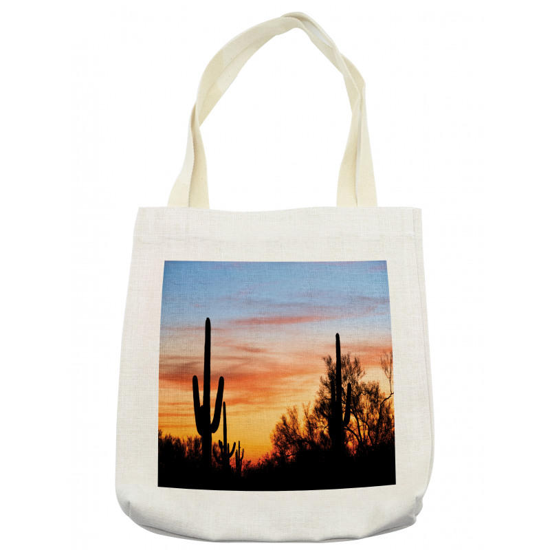 Desert Cactus Wild West Tote Bag