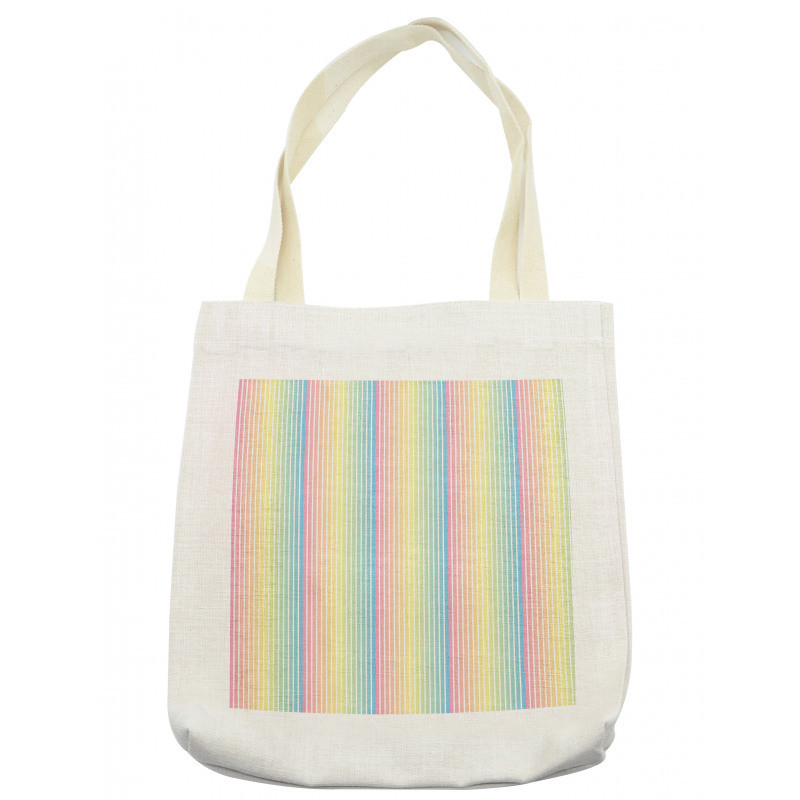 Blended Soft Pastel Color Tote Bag