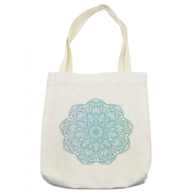 Oriental Round Motif Tote Bag