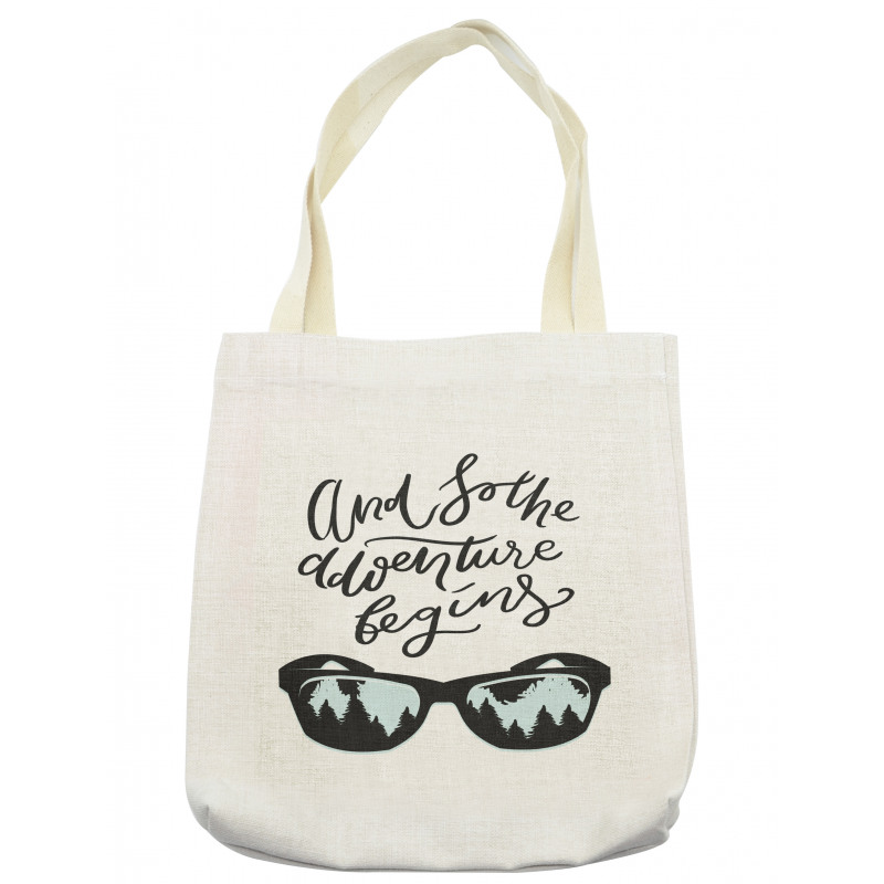 Woodland Reflection Pattern Tote Bag