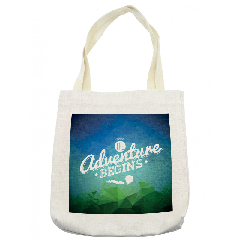 Polygonal Composition Shapes Tote Bag