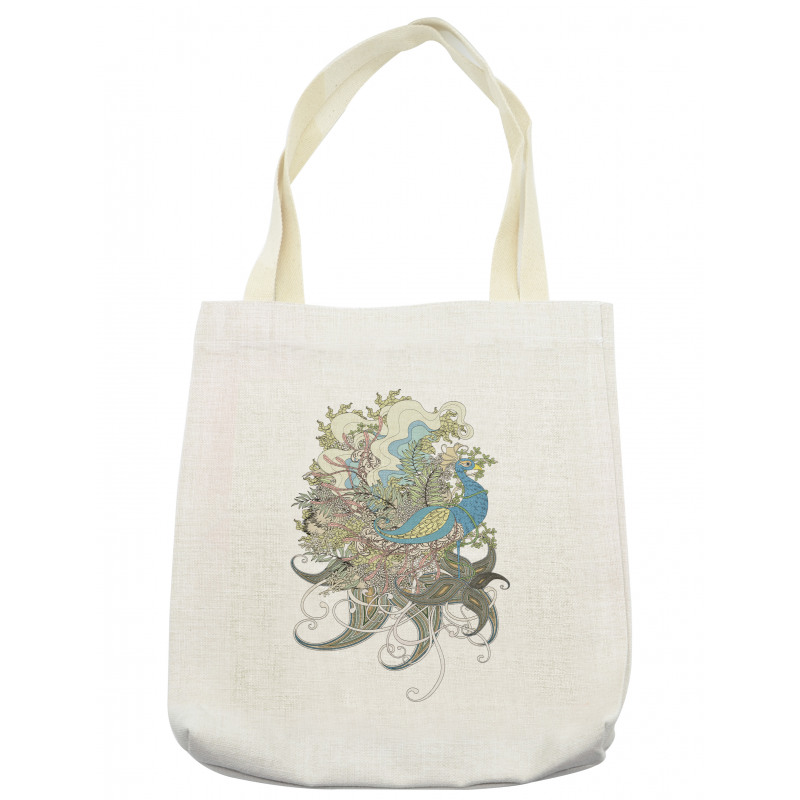 Aquatic Feathers Tote Bag