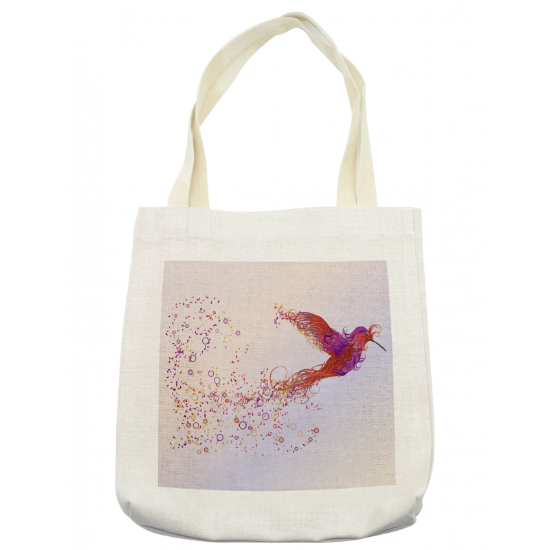 Abstract Hummingbird Tote Bag
