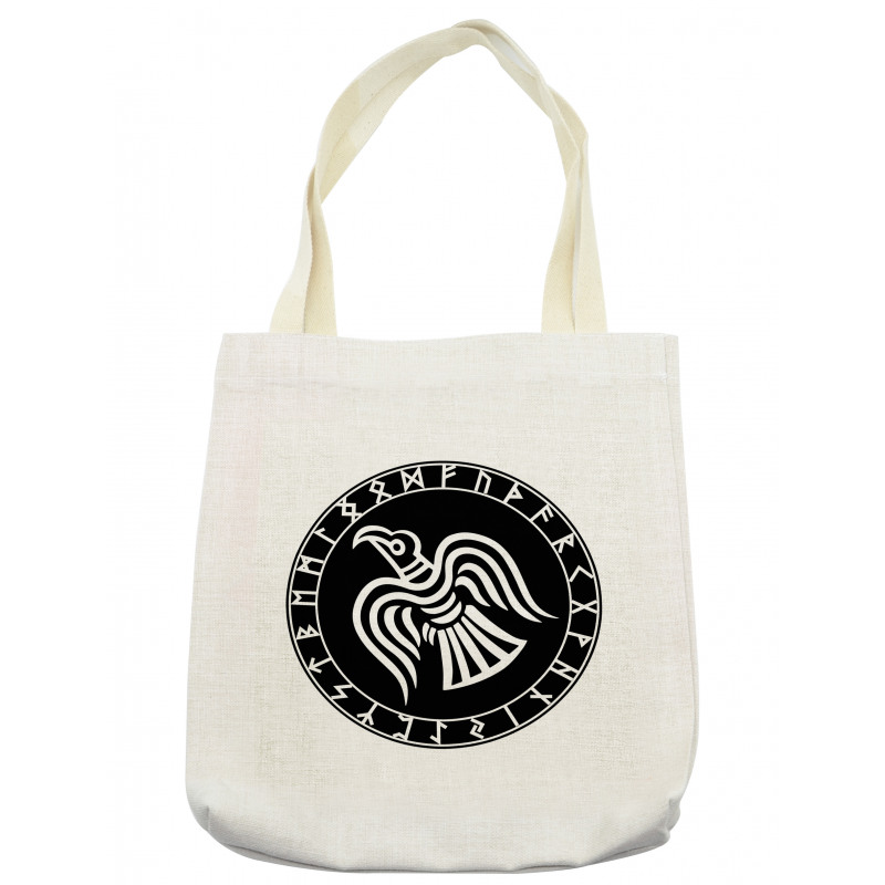 Illustration of Odins Ravens Tote Bag