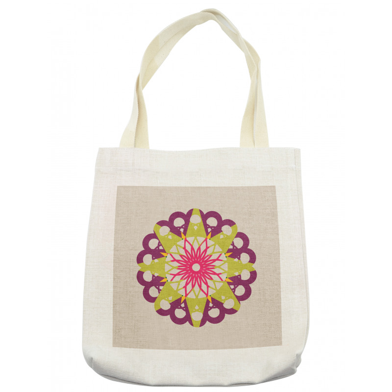 Triangles Half Circles Tote Bag