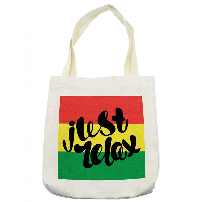 Rastafarian Design Message Tote Bag