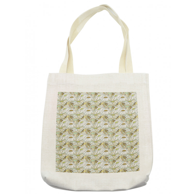 Autumn Season Chamomiles Tote Bag