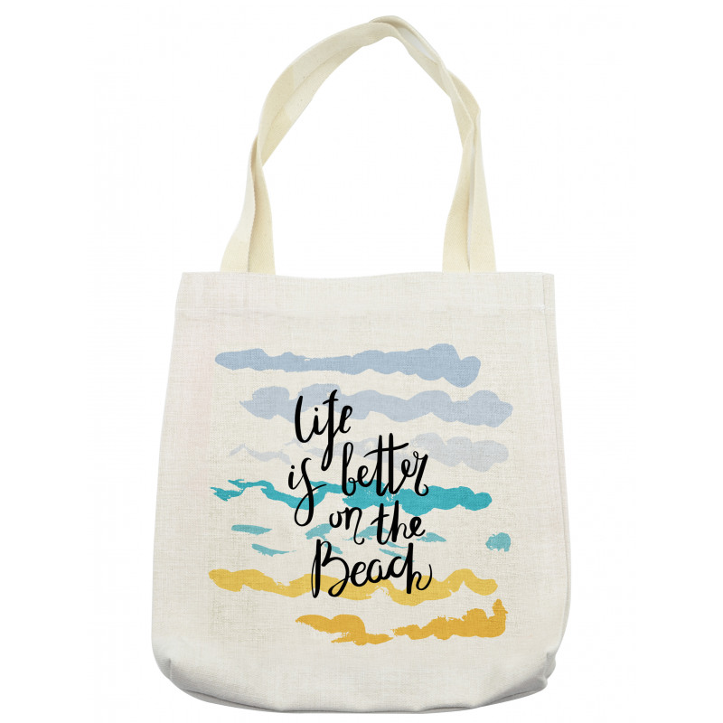 Watercolor Brushstroke Tote Bag