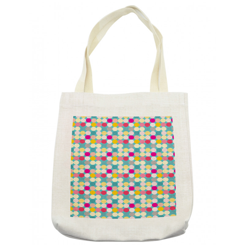 Polka Dots with Stripes Tote Bag