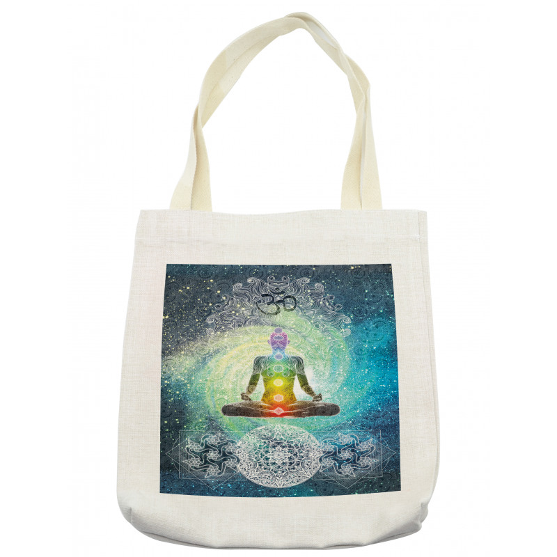 Mandala Zen Chakra Motif Tote Bag