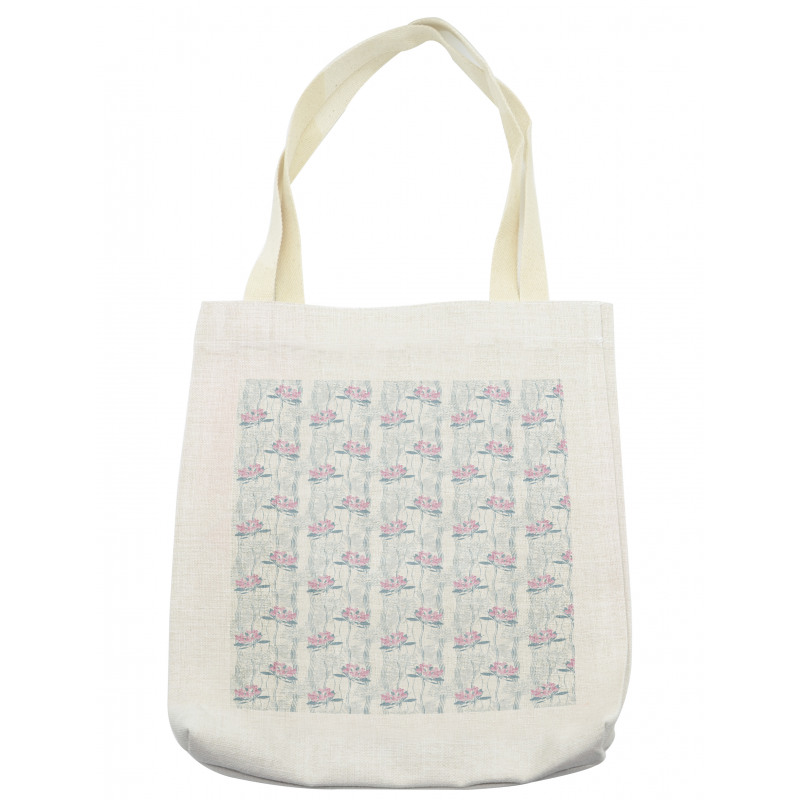 Pinky Alstroemeria Flowers Tote Bag