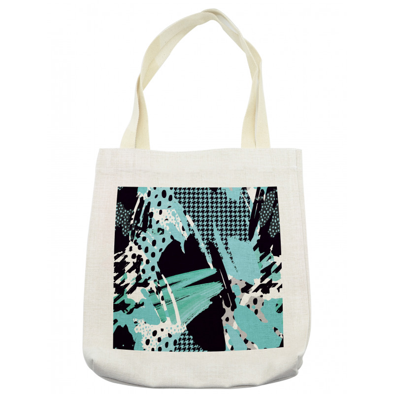 Expressive Ink Pattern Tote Bag