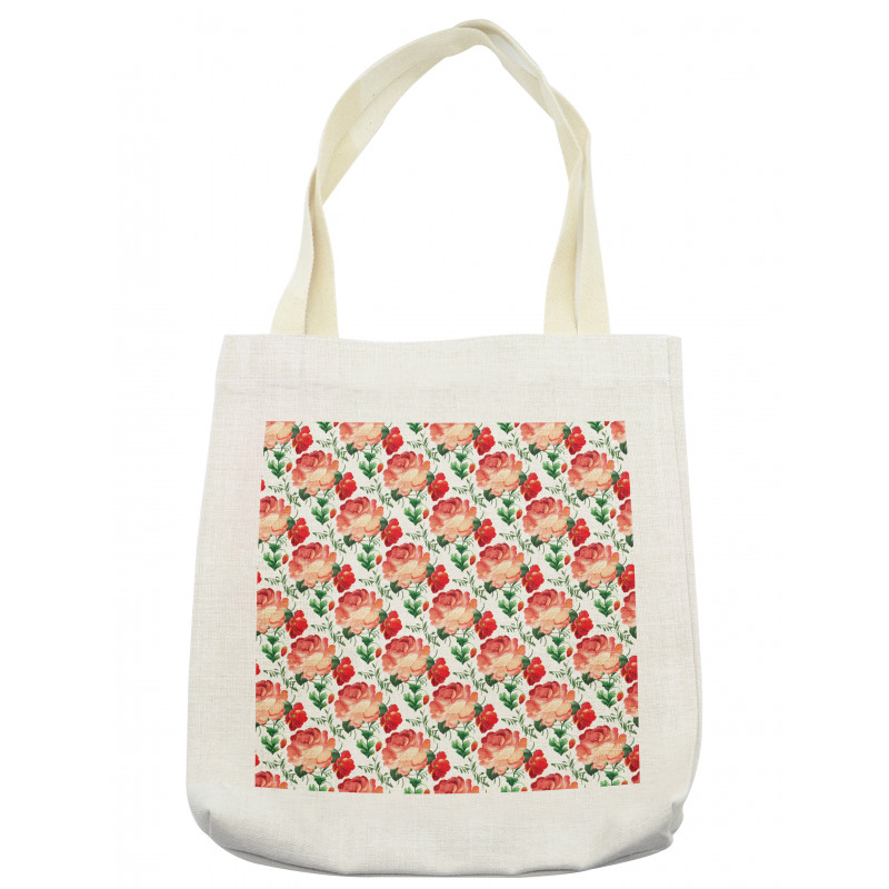 Traditional Russian Roses Tote Bag