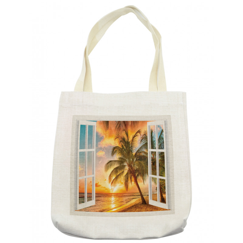 Sea Ocean Palms Scenery Tote Bag
