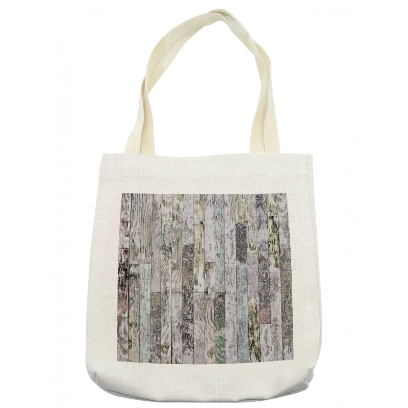 Pastel Oak Timber Boards Tote Bag