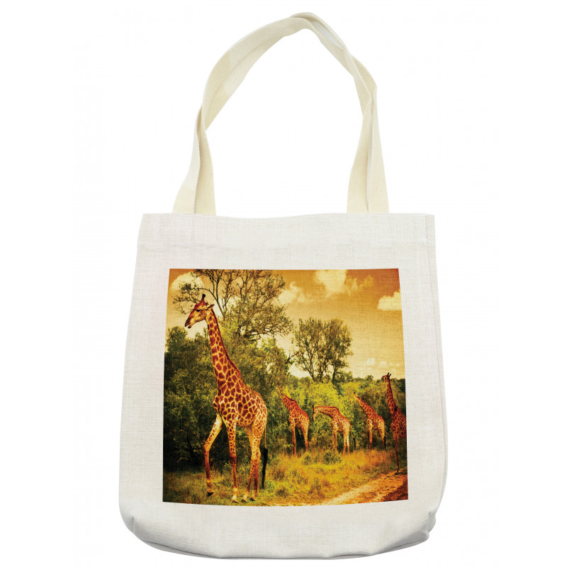 Safari Animals Tote Bag