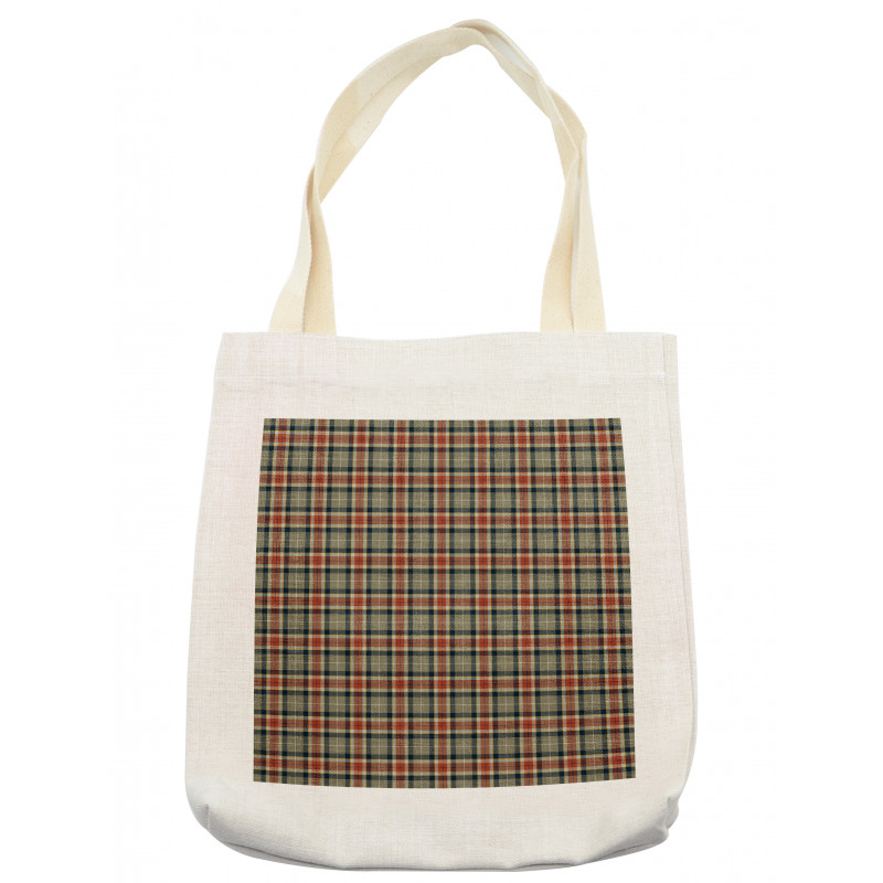 Squares and Diagonal Lines Tote Bag