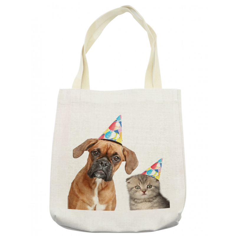 Funny Dog Scottish Cat Tote Bag