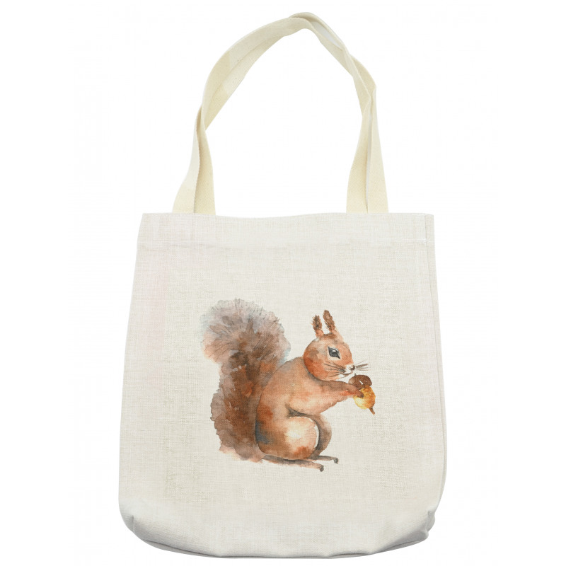 Watercolor Rodent Animal Tote Bag