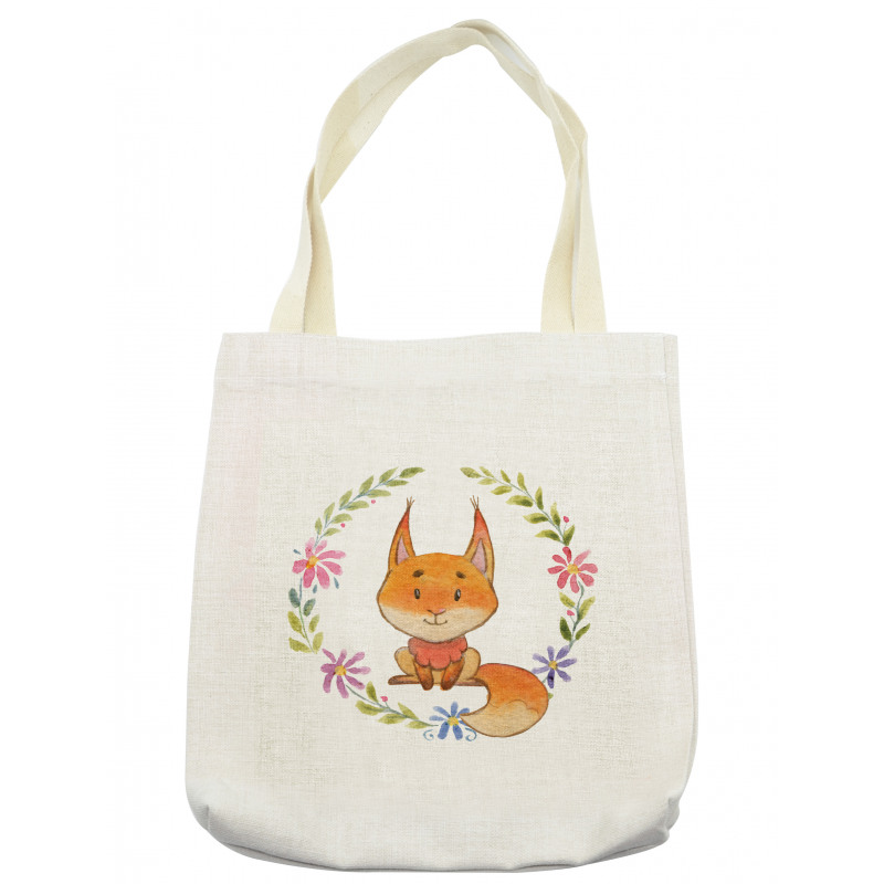 Forest Friend Floral Tote Bag