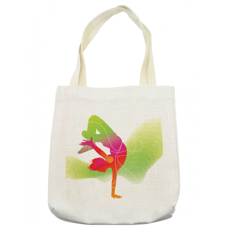 Colorful Sporty Theme Tote Bag