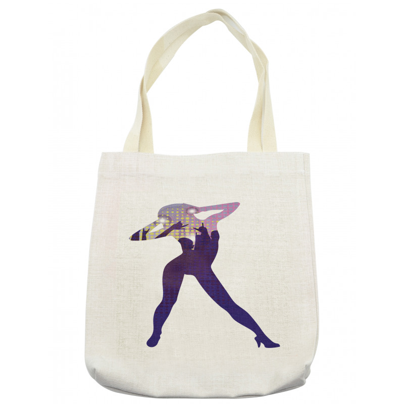 Dancer Young Lady in High Heel Tote Bag