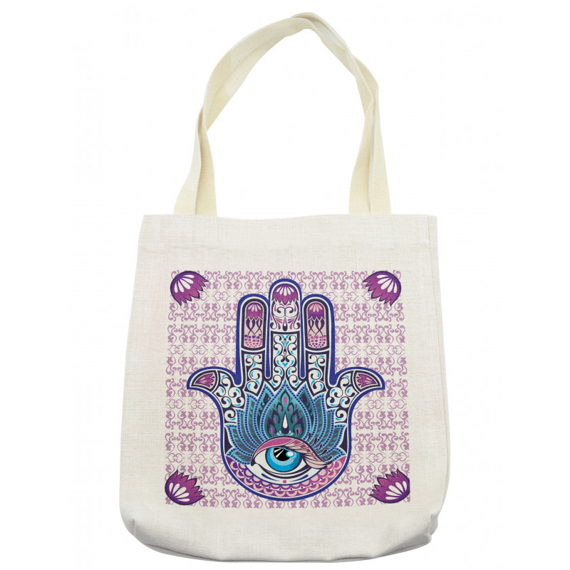 Oriental Mehndi Hand Tote Bag