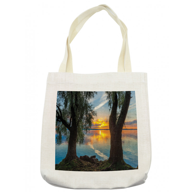 Sunrise over the Lake Tote Bag