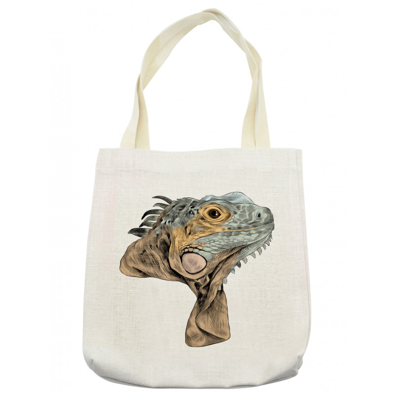 Animal Portrait Flappy Neck Tote Bag