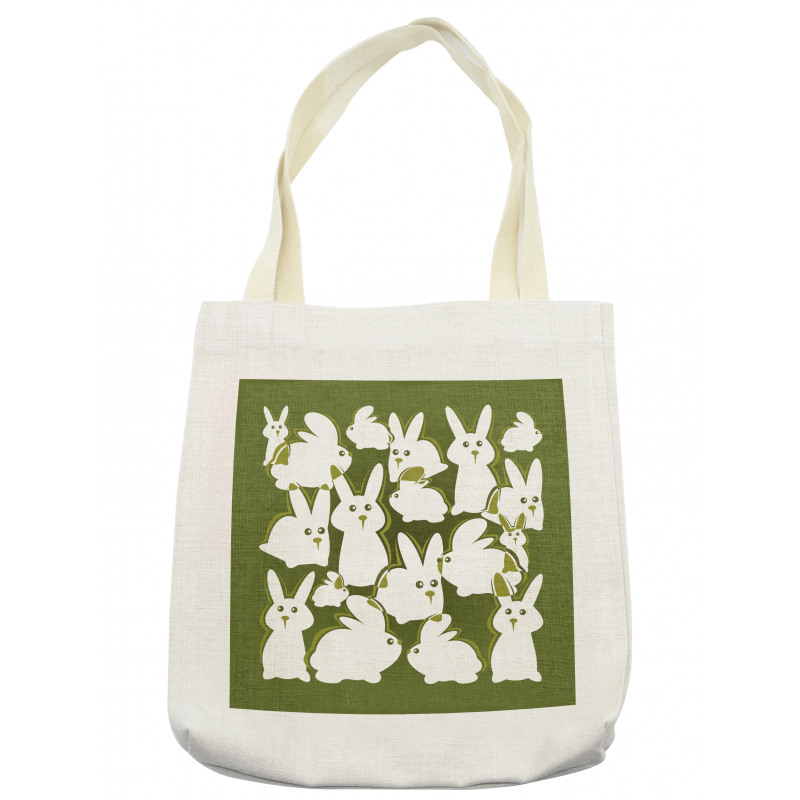 Funny Cartoon Easter Animal Tote Bag