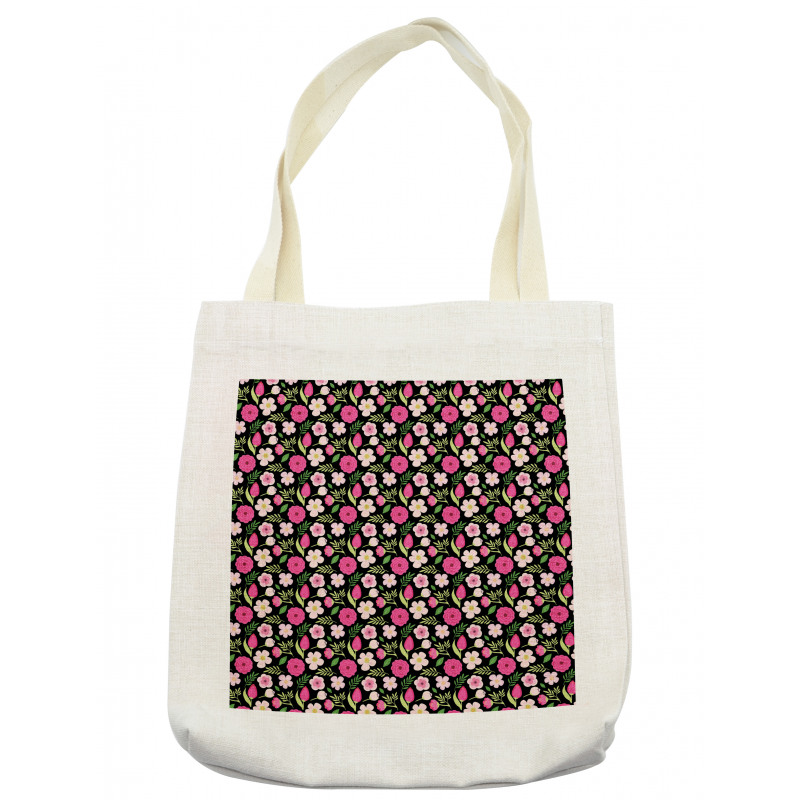 Petals Leaves and Stalks Tote Bag