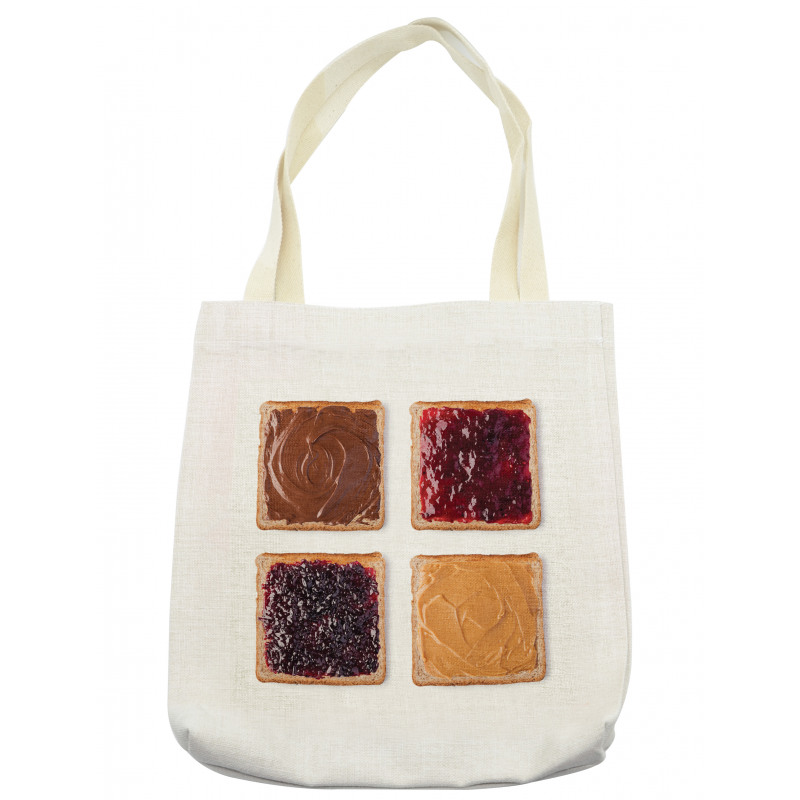 Breafast Toast Design Tote Bag