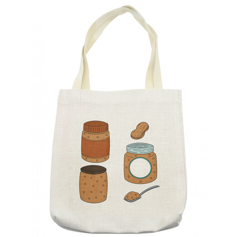 Food in a Jar Pattern Tote Bag