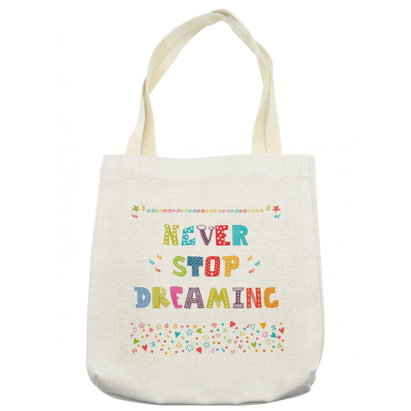 Assortment of Childish Motifs Tote Bag