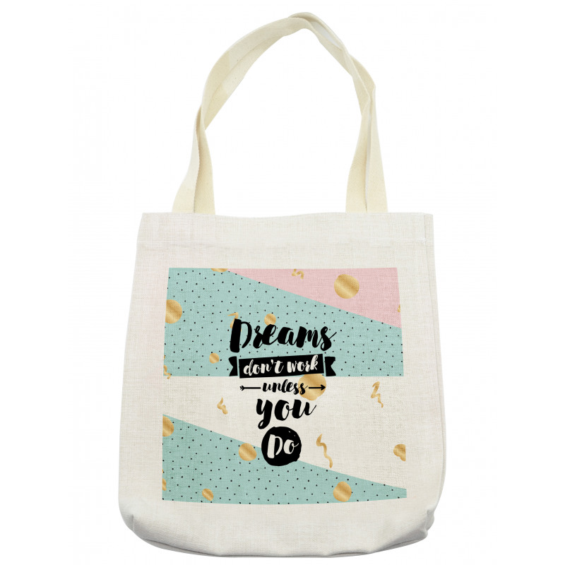 Words Abstract Hipster Retro Tote Bag