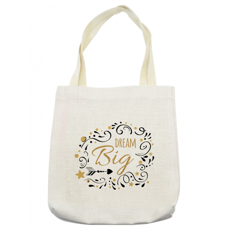 Swirls with Arrows and Dots Tote Bag