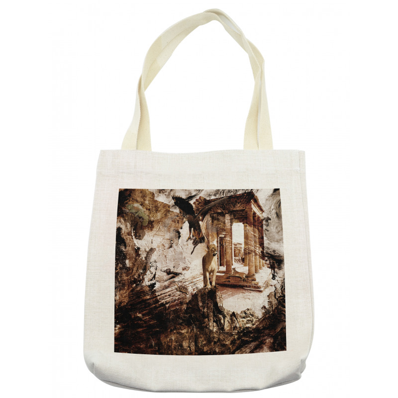 Lion and Hawk Tote Bag