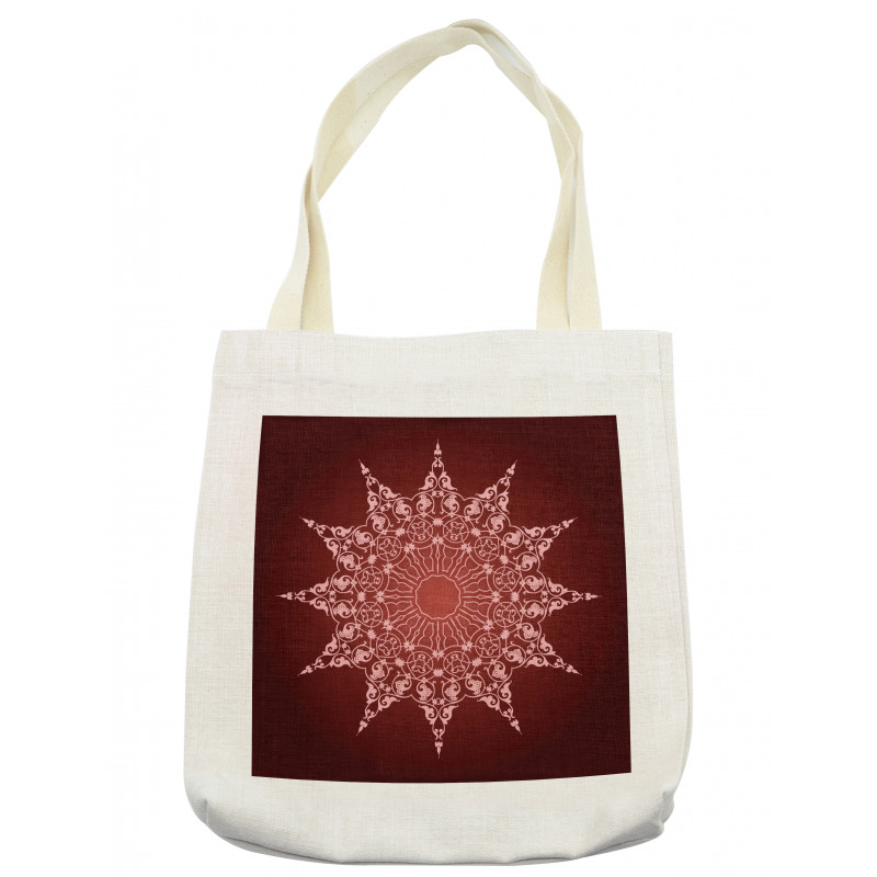 Ornamental Pattern Details Tote Bag