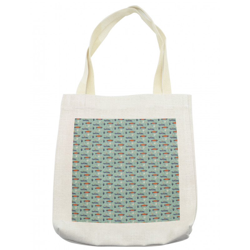 Creative Theme with Dogs Tote Bag