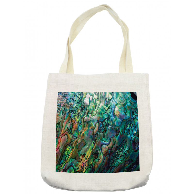 Haliotis Seashell Macro Photo Tote Bag