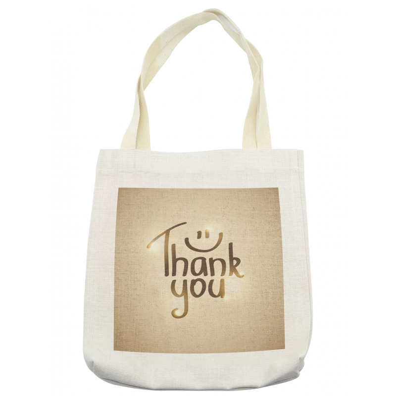 Simple Words Smiling Sign Tote Bag