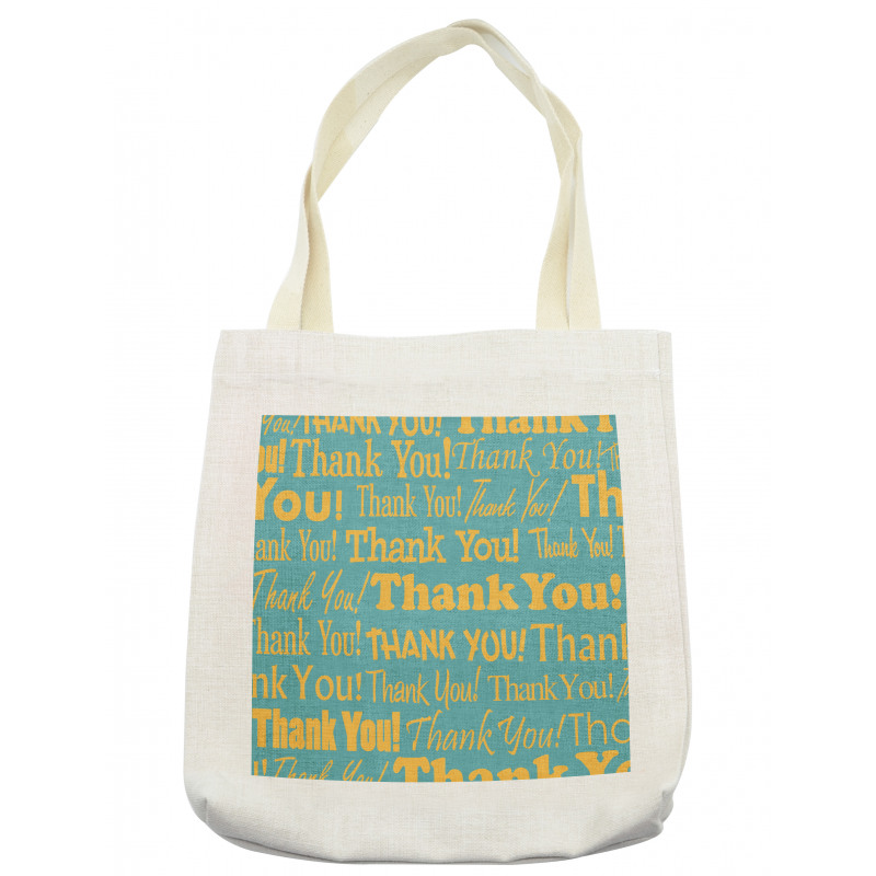 Appreciation Artwork Text Tote Bag