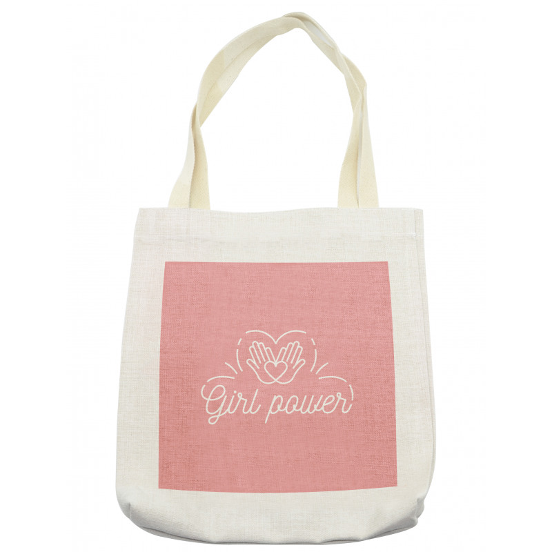 Simple Design Lettering Tote Bag