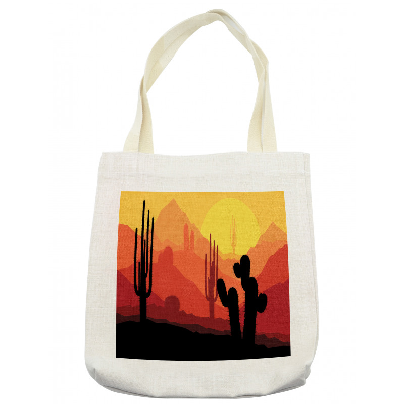 Cactus Silhouettes at Dusk Tote Bag