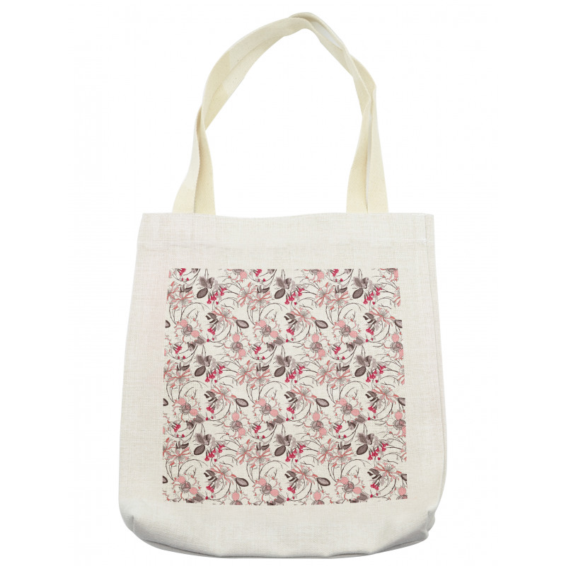 Romantic Floral Blossom Tote Bag