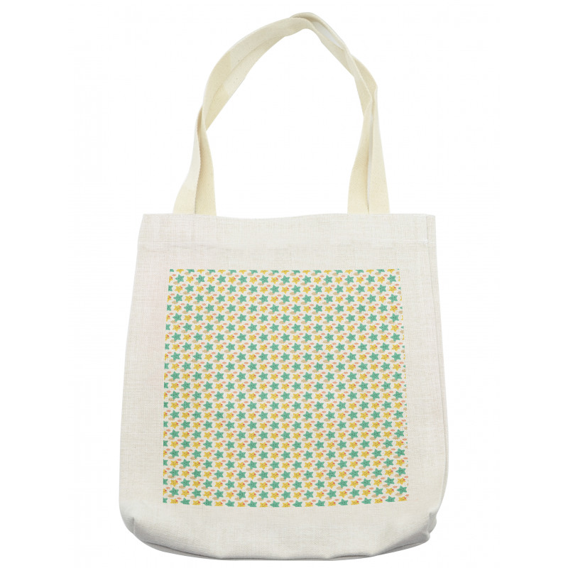 Childish Stars and Clouds Tote Bag